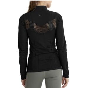 VARLEY Poinsetta Jacket XXS/XS Black NEW Cut Out Active Performance Work Out Gym